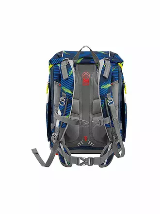 STEP BY STEP | Set di zaino scolastico 2in1 Plus Monster Trucker Rocky | dunkelblau